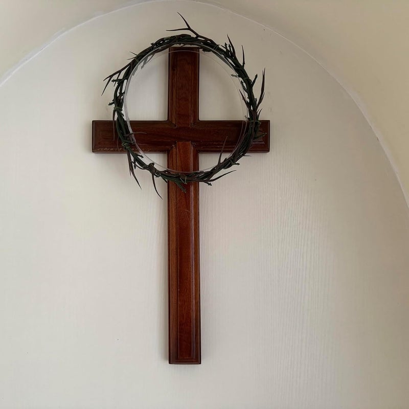 Rooherd 3 with iron nails jesus Crucifixion Flat Head Nail Christian Sunday School props crown of thorns - Image 5